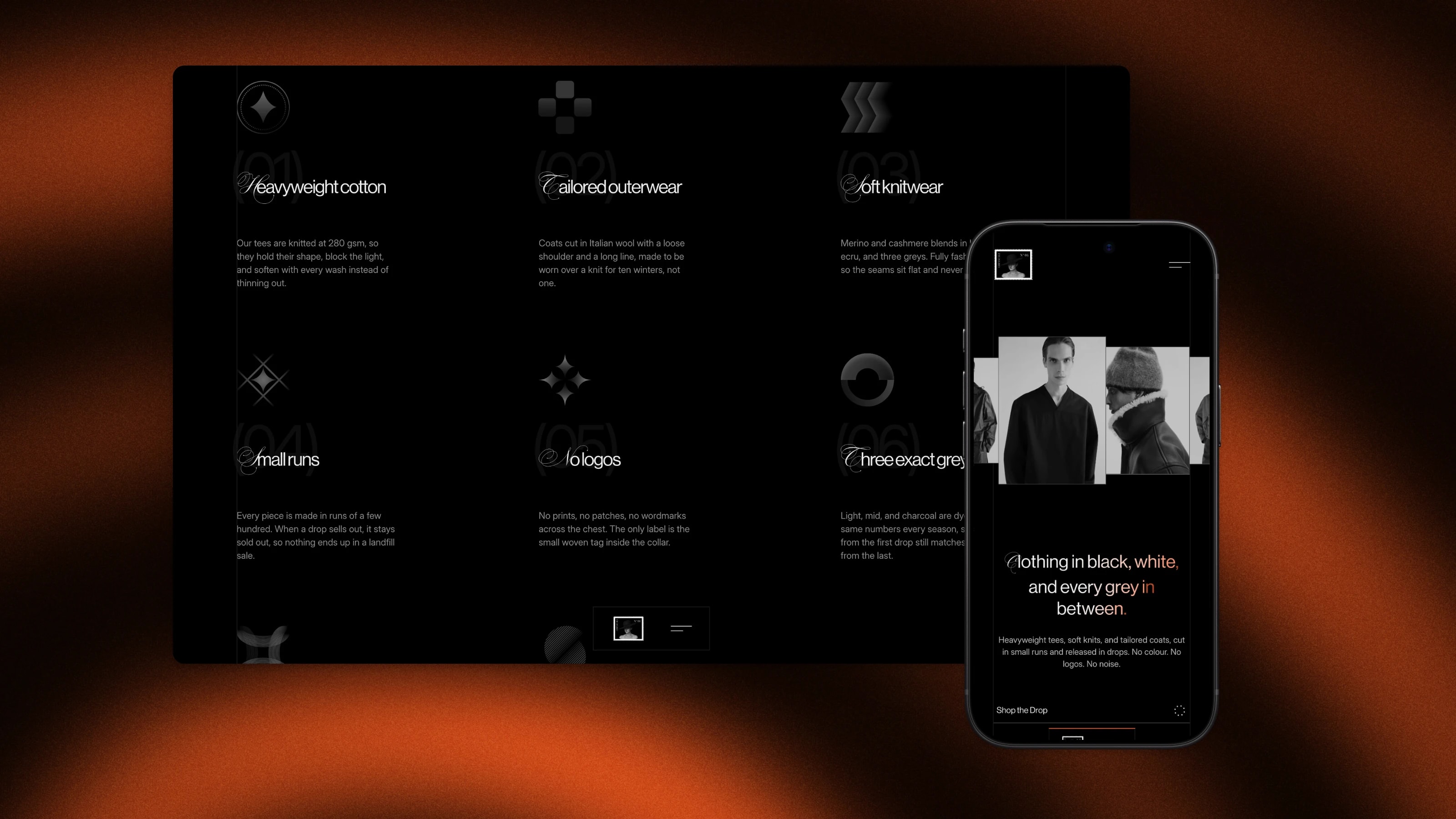 Greyscale, A brand drawn from the motion
