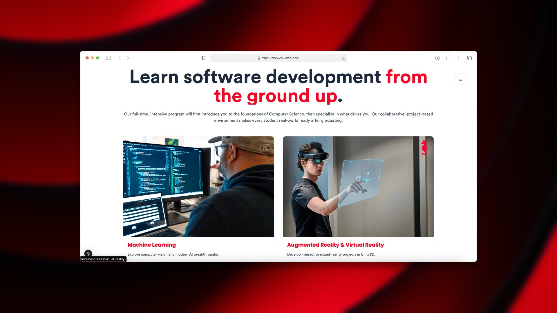 Holberton Global Campus, One template, many pages